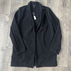 Banana Republic Cocoon Coatigan Black Small (6 7) NWT